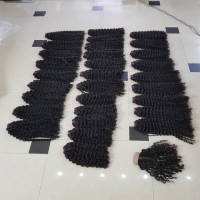 Best Seller 7A Curly Deep Cuticle Aligned Burmese Hair Weaves