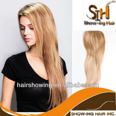 Top quality human hair clip in hair extension