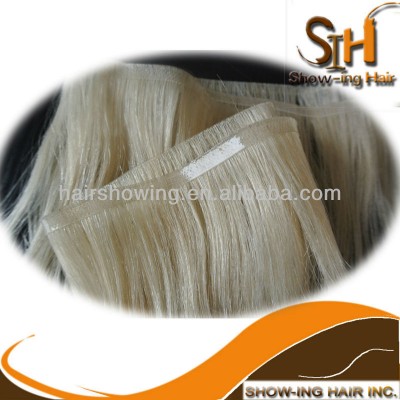 handtied human hair skin weft