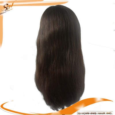 Most natural looking natural hair silk top base jewish wig