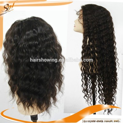 Deep wave full lace wig in stock