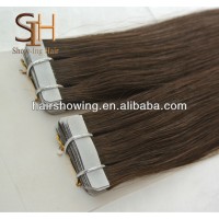 cheap price good quality wholesale double tape Brazilian human hair extension